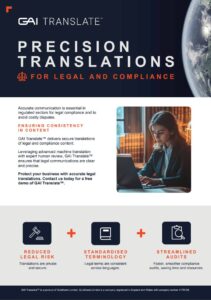 Legal and compliance brochure